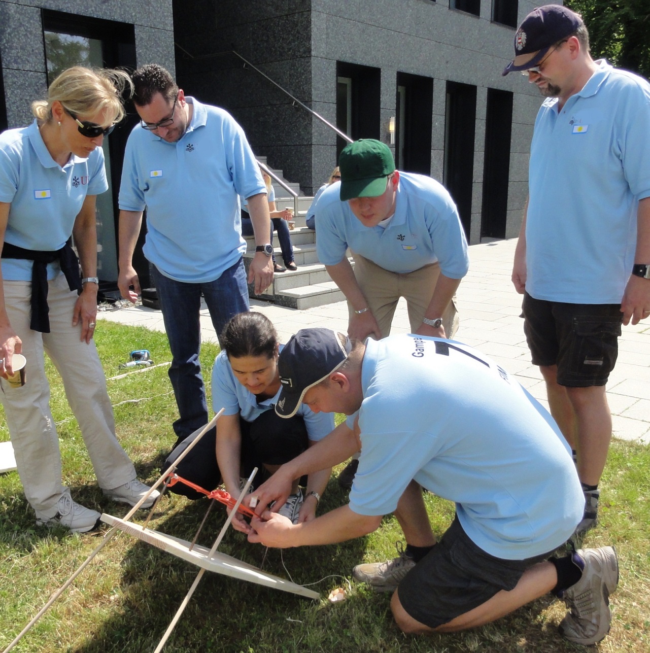 Teambuilding Katapultbau