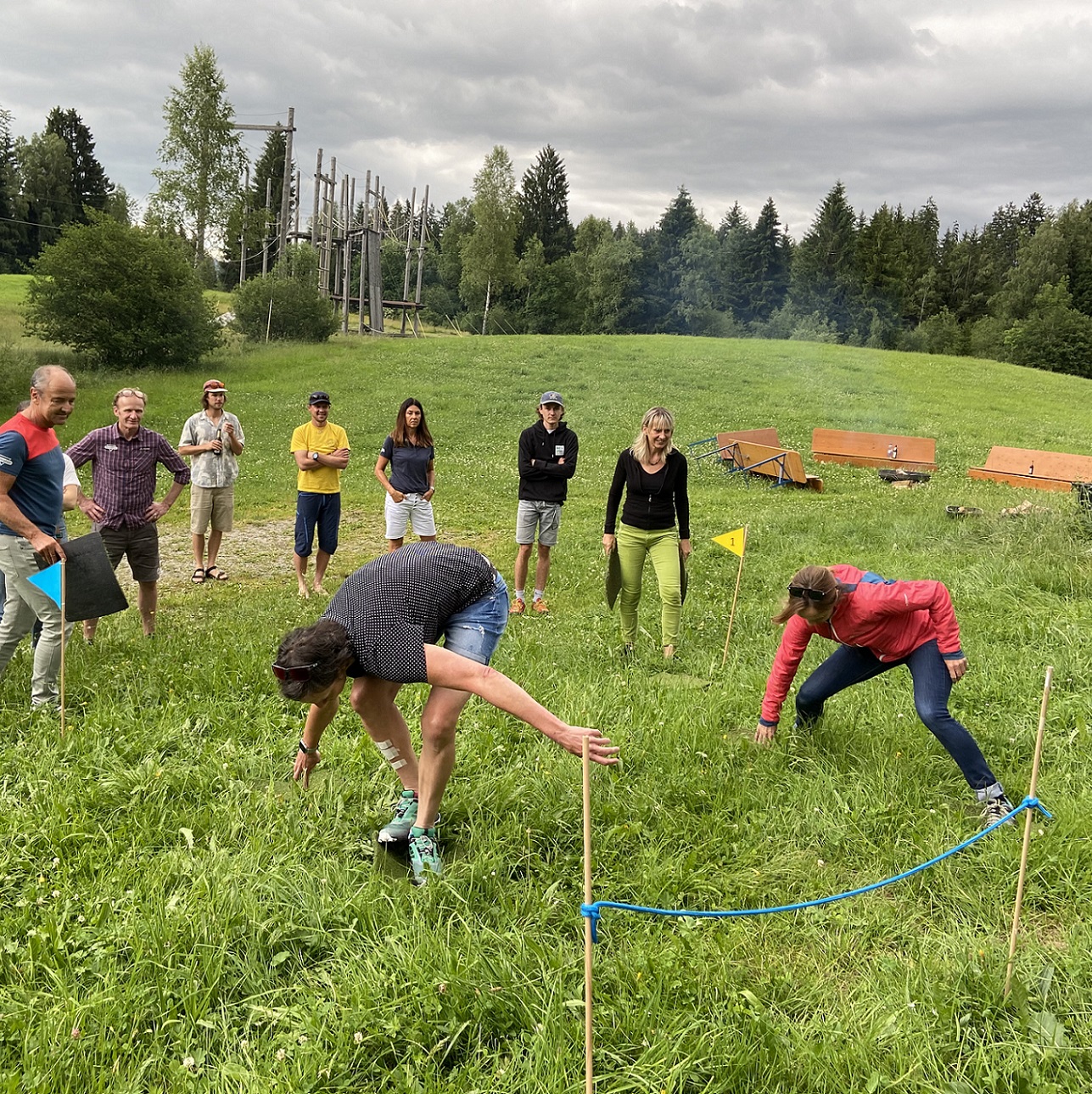 Teamchallenge Teambuilding Teamübungen Allgäu