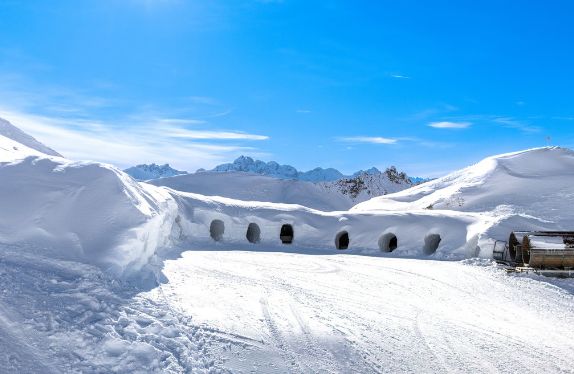 Iglu Lodge am Nebelhorn bei Oberstdorf